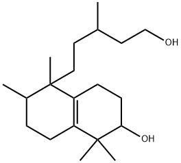 (-)-1,2,3,4,5,6,7,8-Octahydro-6-hydroxy-γ,1,2,5,5-pentamethyl-1-naphthalene-1-pentanol Struktur