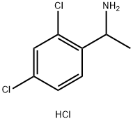 1-(2,4-DICHLOROPHENYL)ETHANAMINE HCl Struktur