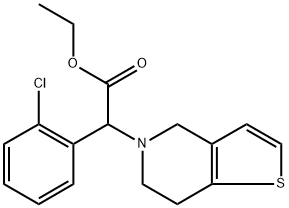 Thieno[3,2-c]pyridine-5(4H)-acetic acid, α-(2-chlorophenyl)-6,7-dihydro-, ethyl ester