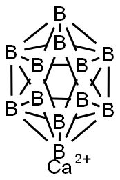 Dodecaborate(2-), dodecahydro-, calcium (1:1) Struktur