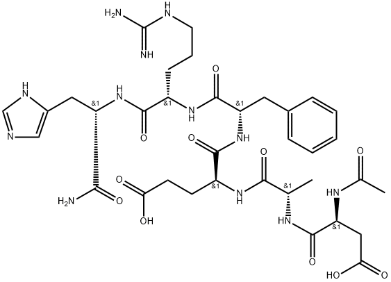 Acetyl-Amyloid β-Protein (1-6) Struktur