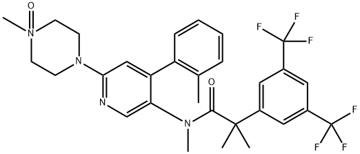 Netupitant N-Oxide Struktur