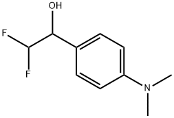 Benzenemethanol, α-(difluoromethyl)-4-(dimethylamino)- Struktur