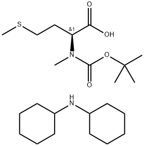 Boc-N-methyl-L-methionine.DCHA Struktur