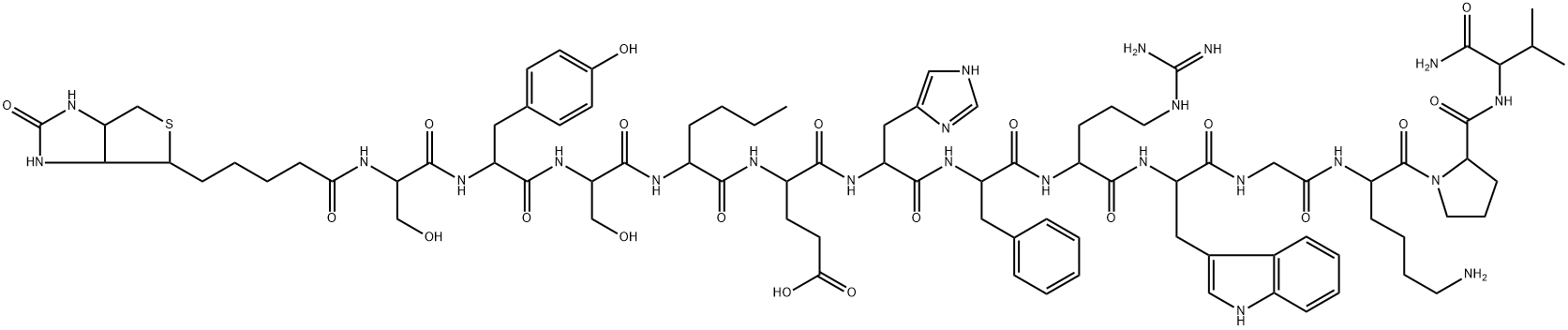 MSH, N(alpha)-Bct-1-Ser-4-Nle-7-Phe-alpha- Struktur