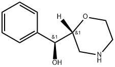 2-Morpholinemethanol, α-phenyl-, (αS,2R)- Struktur