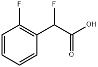 Benzeneacetic acid, α,2-difluoro- Struktur