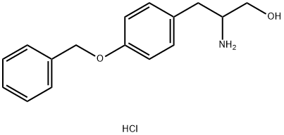 Benzenepropanol, b-amino-4-(phenylmethoxy)-, hydrochloride Struktur