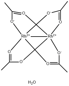 Dirhodium  tetraacetate,  Tetrakis(acetato)dirhodium(II) Struktur