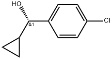 (S)-(4-chlorophenyl)(cyclopropyl)methanol Struktur