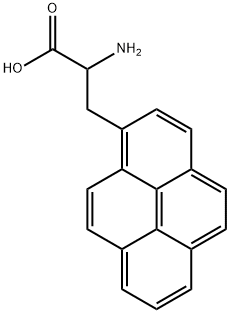 1-Pyrenepropanoic acid, α-amino- Struktur