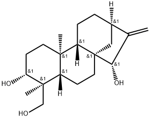 ent-16-Kaurene-3β,15β,18-triol Struktur