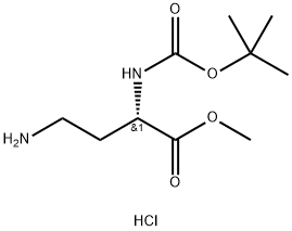 Boc-Dab-Ome Hydrochloride Struktur