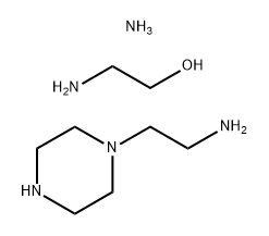 Ethanol, 2-amino-, reaction products with ammonia, 1-piperazineethanamine fraction Struktur