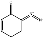 2-Cyclohexen-1-one, 6-diazo- Struktur