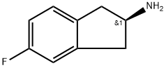 1H-Inden-2-amine, 5-fluoro-2,3-dihydro-, (2R) Struktur