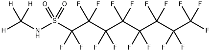 N-Methylperfluorooctanesulfonamide-d3 (50μg/mL in Methanol) Structure