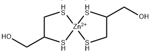 dimercaptopropanol-zinc complex Struktur