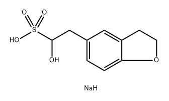 5-Benzofuranethanesulfonic acid, 2,3-dihydro-α-hydroxy-, sodium salt (1:1)