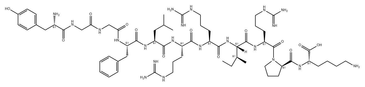 dynorphin (1-11), Pro(10)- Struktur