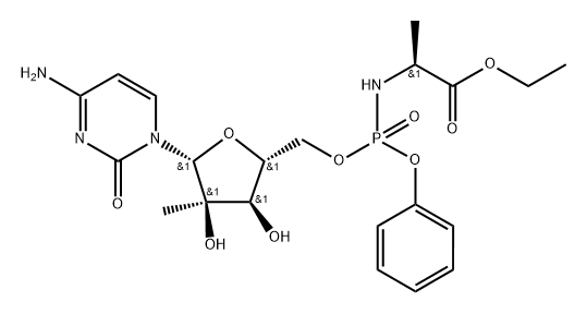 5-O-[[[(1S)-1-Methyl-2-(1-methylethoxy)-2-oxoethyl]amino]-phenoxyphosphinyl]-cytidine|