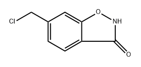 6-(Chloromethyl)benzo[d]isoxazol-3(2H)-one Struktur