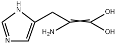 1-Propene-1,1-diol,  2-amino-3-(1H-imidazol-5-yl)-,  radical  ion(1+) Struktur