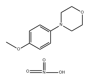 Morpholine, 4-(4-methoxyphenyl)-, nitrate (1:1)