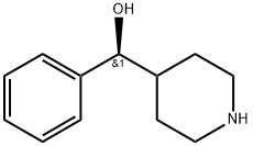 4-Piperidinemethanol, α-phenyl-, (αS)- Struktur