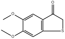 Benzo[b]thiophen-3(2H)-one, 5,6-dimethoxy- Struktur