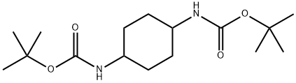 Carbamic acid, N,N'-1,4-cyclohexanediylbis-, C,C'-bis(1,1-dimethylethyl) ester Struktur