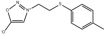 3-(2-(4-methylphenyl)thioethyl)-5-sydnone Struktur