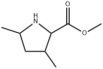 Proline, 3,5-dimethyl-, methyl ester, (2-alpha-,3-ba-,5-alpha-)- (9CI) Struktur