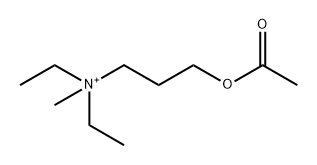 acetyl-N,N-diethylhomocholine Struktur