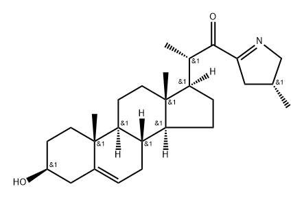 3β-Hydroxy-16,28-secosolanida-5,22(28)-dien-24-one Struktur