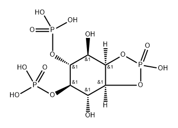 inositol-1,2-cyclic-4,5-triphosphate Struktur