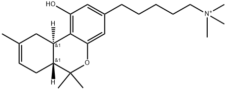 5'-trimethylammonium-delta(8)-tetrahydrocannabinol Struktur