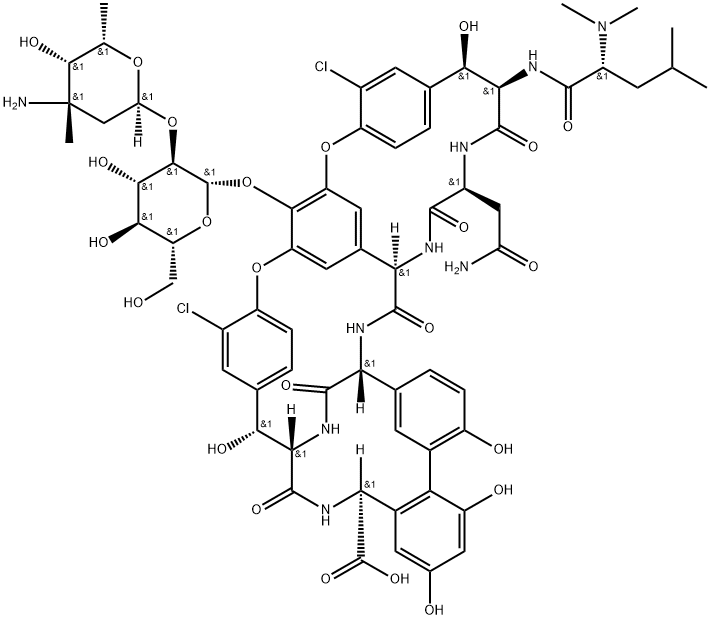 Vancomycin, 56-methyl- Struktur