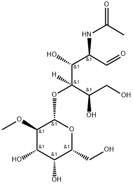 N-acetyl-2'-O-methyllactosamine Struktur