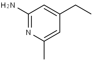 4-ethyl-6-methylpyridin-2-amine Struktur