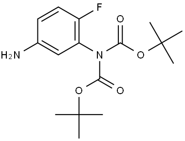 Imidodicarbonic acid, 2-(5-amino-2-fluorophenyl)-, 1,3-bis(1,1-dimethylethyl) ester