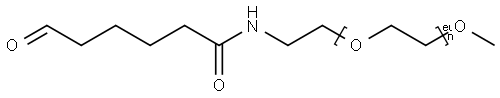 O-METHYL-O'-[2-(6-OXOCAPROYLAMINO)ETHYL]POLYETHYLENE GLYCOL 5,000 Struktur