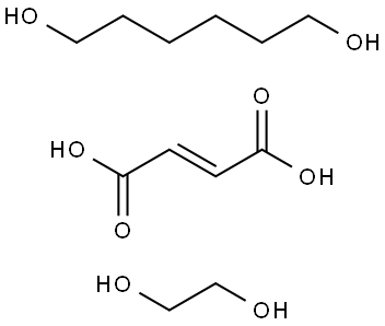 (2E)-2-Butenedioic acid polymer with 1,2-ethanediol and 1,6-hexanediol Struktur