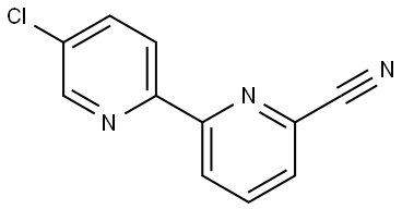 5-Chloro-6'-cyano-2,2'-bipyridine Struktur