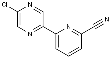 5-Chloro-2-(6'-cyano-2'-pyridyl)pyrazine Struktur