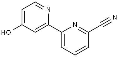 4-Hydroxy-6'-cyano-2,2'-bipyridine Struktur