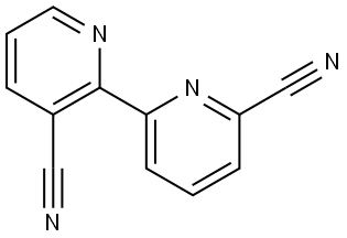 3,6'-dicyano-2,2'-bipyridine Struktur