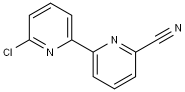 6-Chloro-6'-cyano-2,2'-bipyridine Struktur