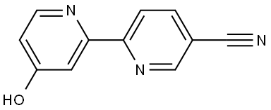 4-Hydroxy-5'-cyano-2,2'-bipyridine Struktur