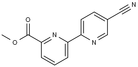 6-Methoxycarbonyl-5'-cyano-2,2'-bipyridine Struktur